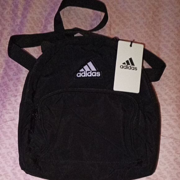 Adidas Black and White Tag Backpack - Picture 4 of 5